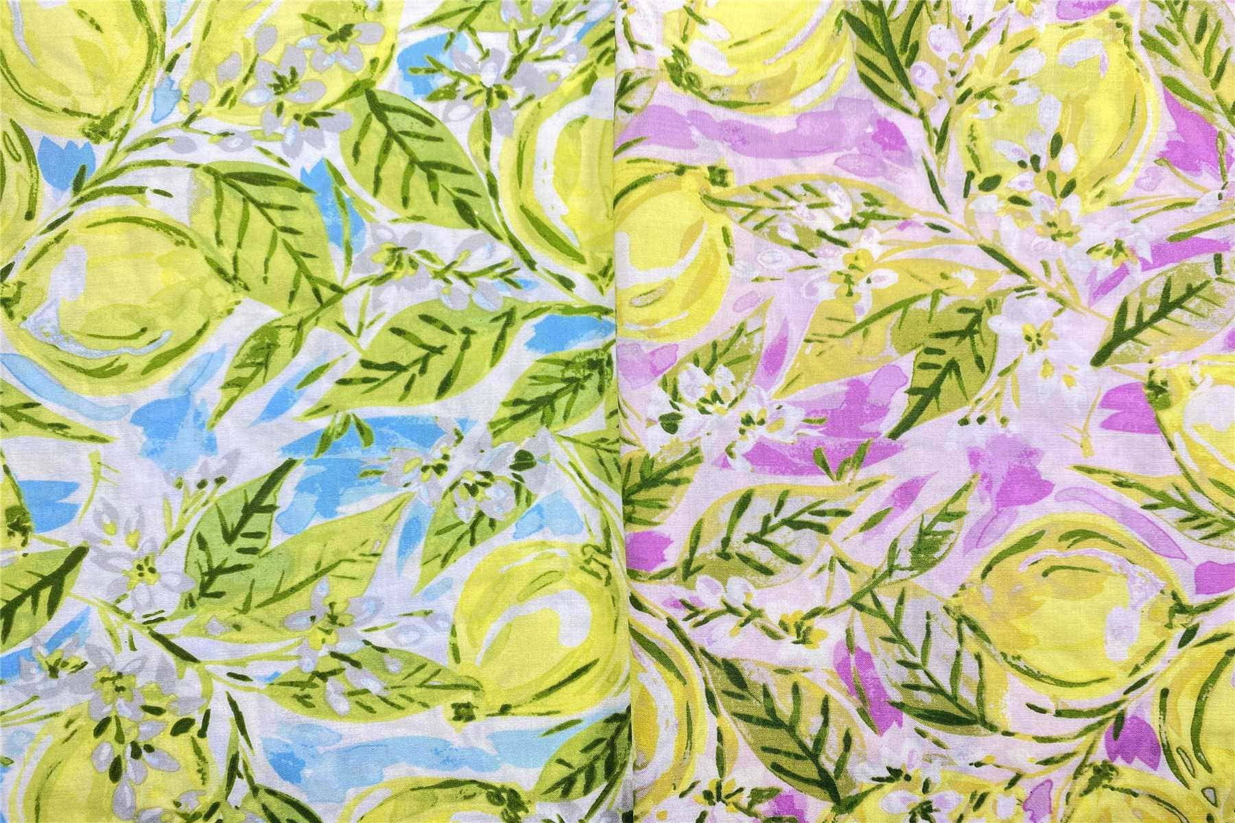 RAYON VOILE PRINTED FABRIC   D21568